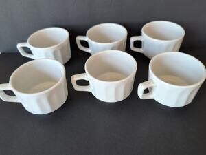6 Vintage TWA‎ Demitasse/Espresso Cups Sterling China Espressly For TWA Airlines